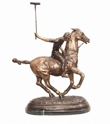 Bronze Polo Player for Ralph Lauren - High End Product Photography